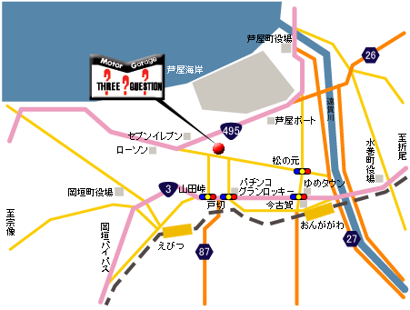スリークエスチョンへの地図